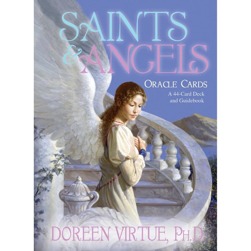 Saints & Angels Oracle Cards Deck With Guidebook By Doreen Virtue